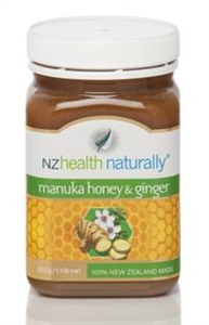 Nzhealth Naturally Organic Manuka Honey and Ginger